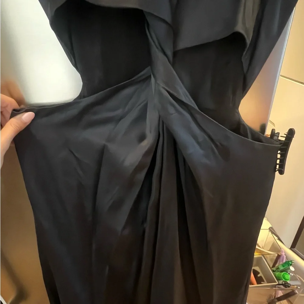 AMUR Inara Knot Cutout Midi Dress size 6 - Picture 3 of 13